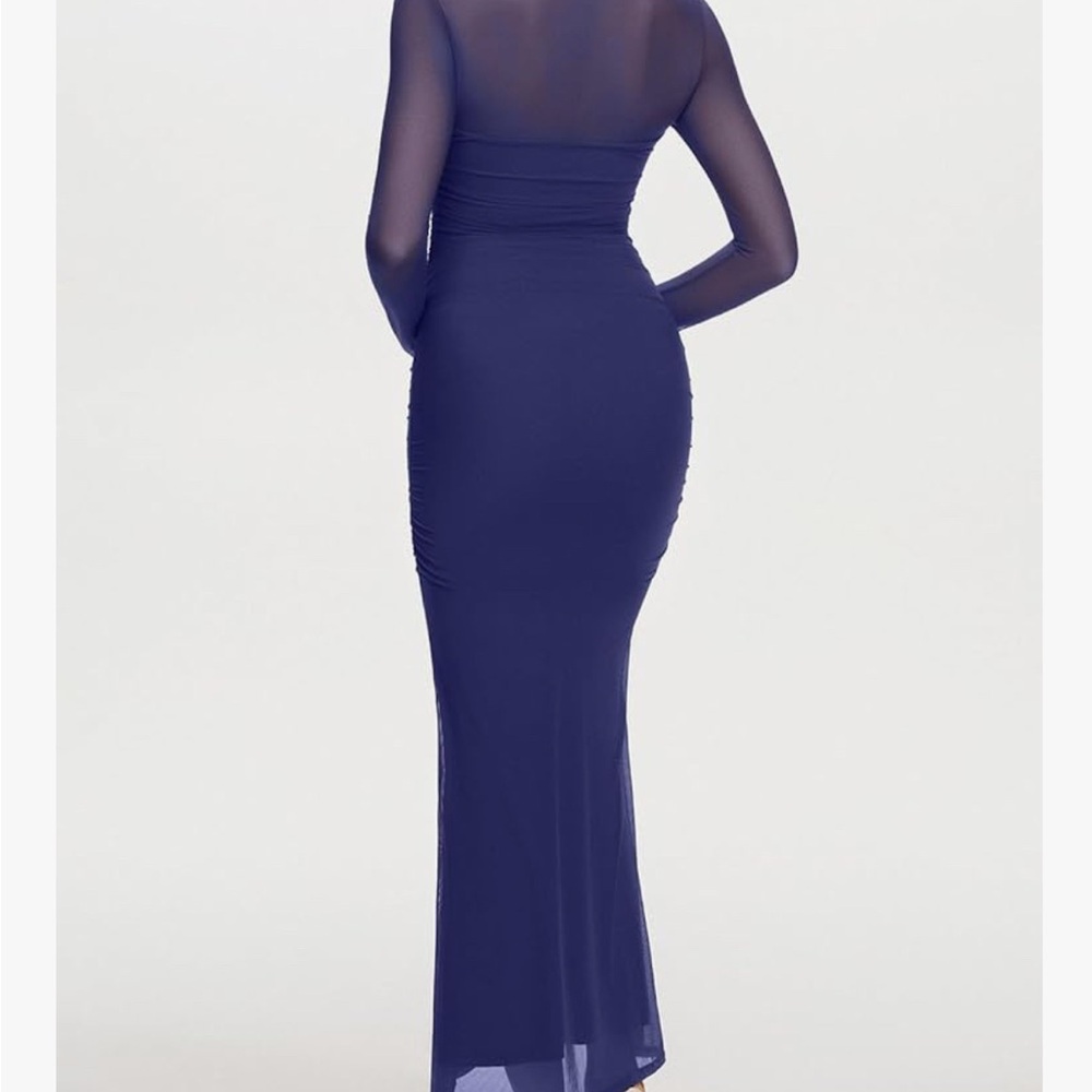 ReoRia Royal Blue Long Sleeve Dress - Picture 2 of 10